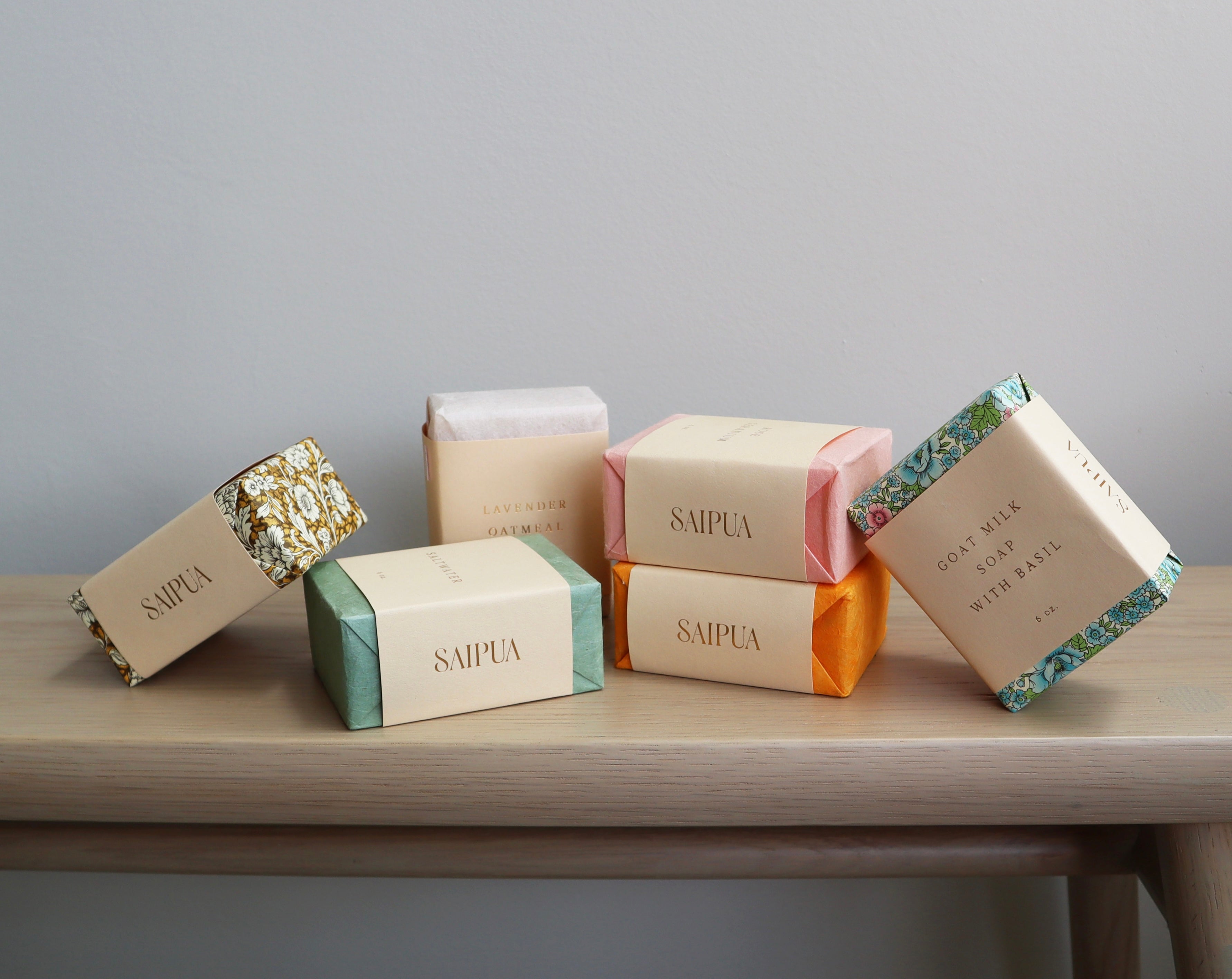 Skincare; a collection of soaps, oils, lotions and bath salts from France, Portugal, New York and Los Angeles. 