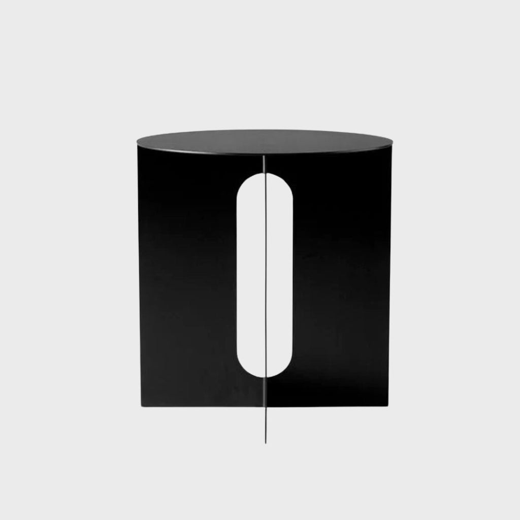 Audo Androgyne Side Table in Black Metal