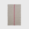 charvet doudou tea towel linen rouge stripe