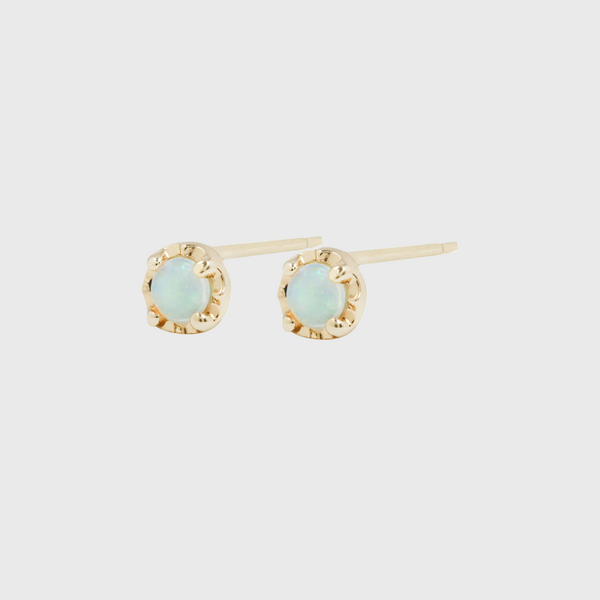 Aili opal stud earrings 14kt gold