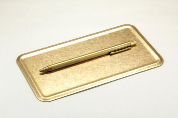 brass flat tray