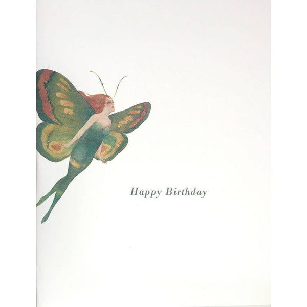 Butterfly Woman Birthday Card