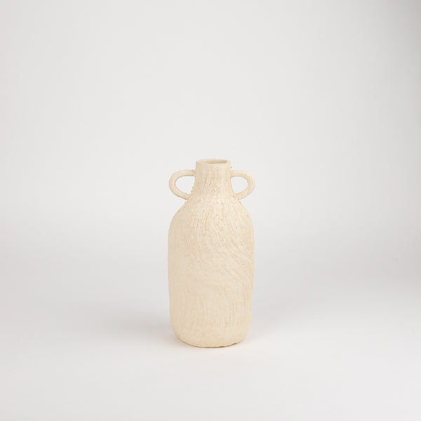 tania whalen bottle vase ceramic pottery white