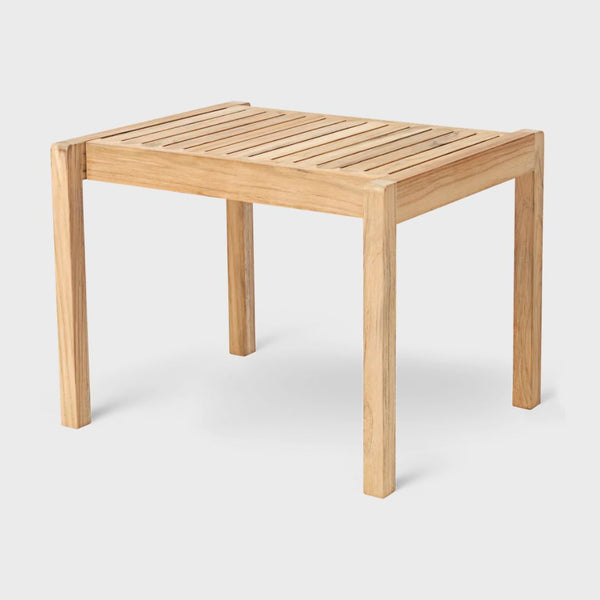 AH911 Side Table/Stool FSC™-certified teak, untreated Designed by Alfred Homann for Carl Hansen & Søn