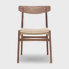 CH23 Walnut Oil Natural Paper Cord Chair Carl Hansen & Søn Furniture 