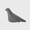 Christien Meindertsma's pigeons thomas eyck linen canvas flax seed filled carbon