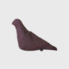 Christien Meindertsma's pigeons thomas eyck linen canvas flax seed filled plum
