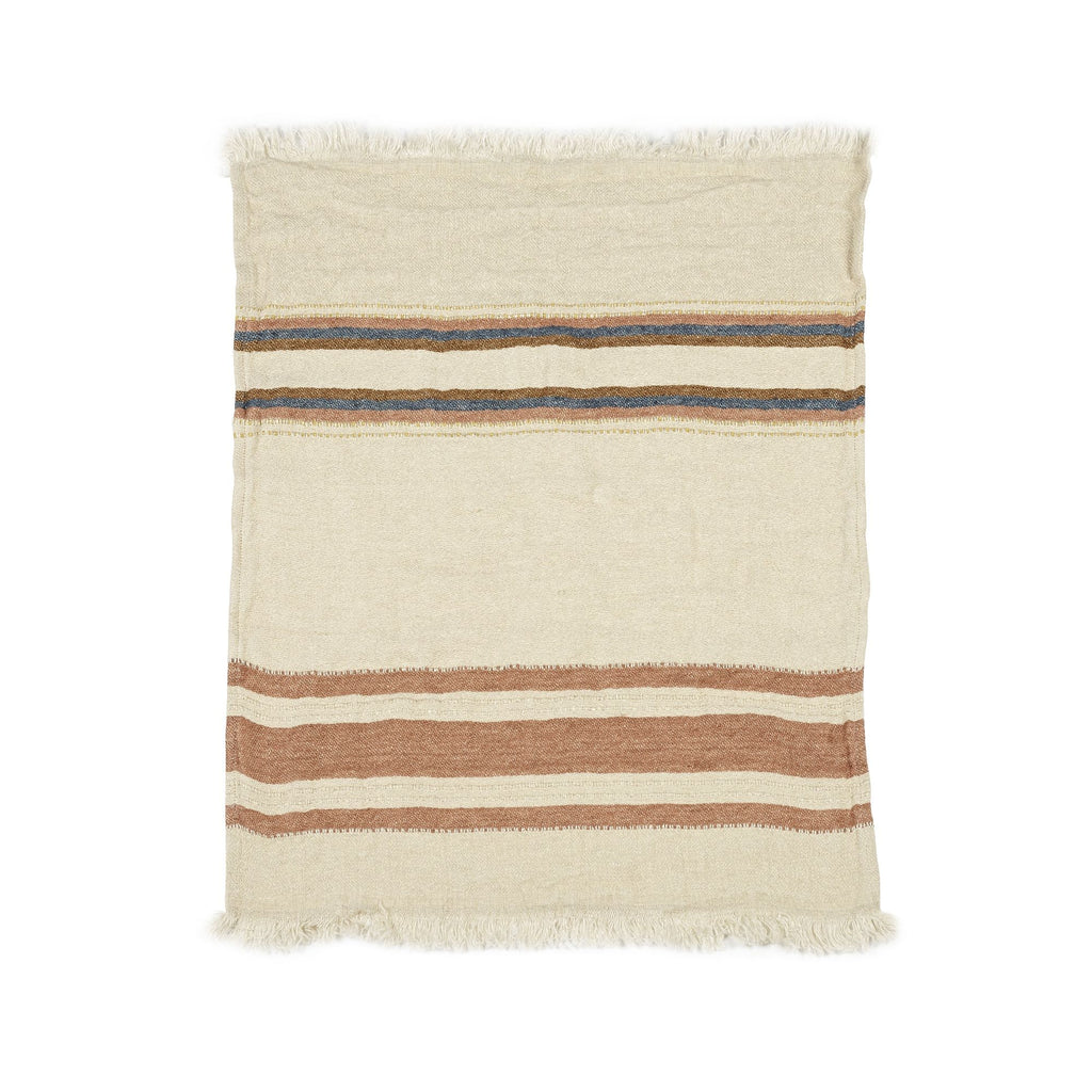 Belgian Guest towel Harlan Stripe linen Libeco