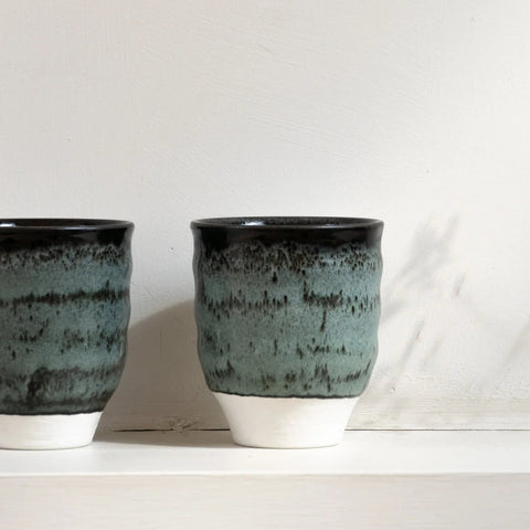 Ceramic and porcelain mugs Montclair artist and ceramist Isabella Artale , Studio Artale 