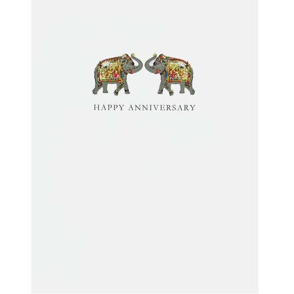 Elephants Wedding Card