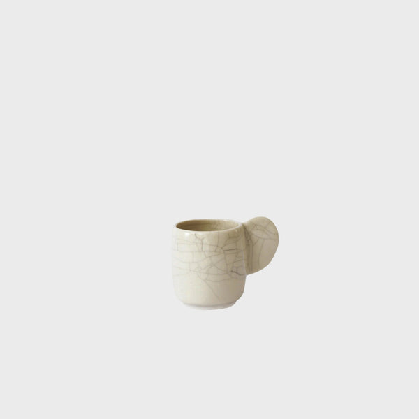 Jars Ceramic Dashi small cup in white craquele