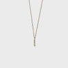 14k baby bar diamond necklace Aili designed by Monica Ruzansky