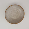 interior of Floral serving Bowl lotta jansdotter mcfbk white glaze