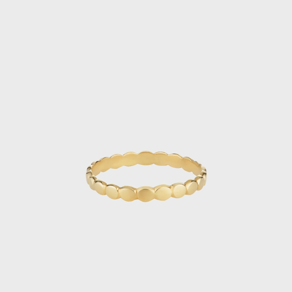 14K circle ring in size 6.5