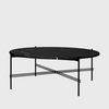 Gubi TS Coffee Table Round_Large_Black Marble