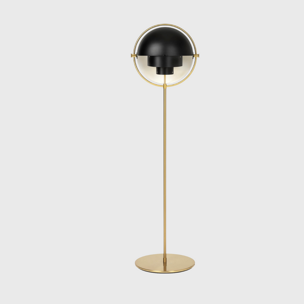 Gubi Multi Lite Floor Lamp in Black Brass