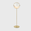 Gubi Multi Lite Floor Lamp in White Brass