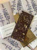 The quiet botanist wildflower dream chocolate bar. scattered wild flowers