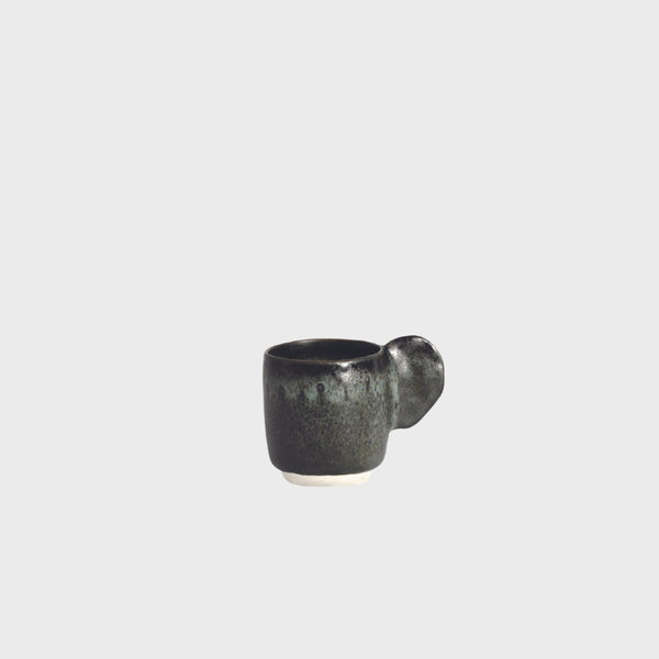 Jars ceramic  Dashi small cup in carbon