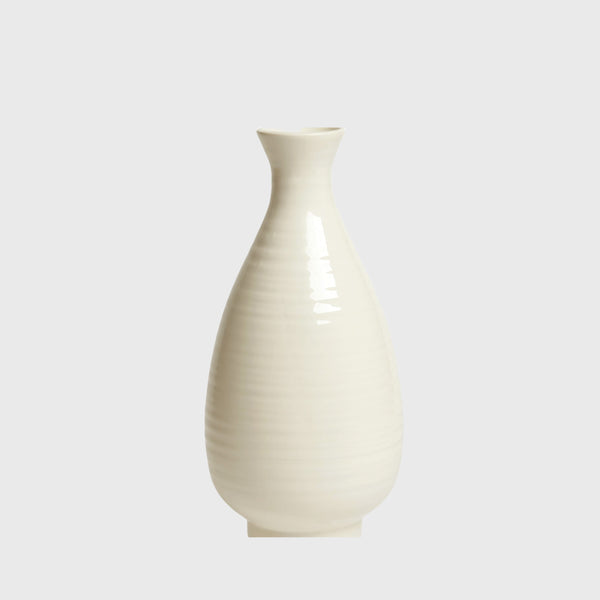 Cirrus Bud vase designed by Frances Palmer made in england at 1882 Ltd. white creamery stoneware #4