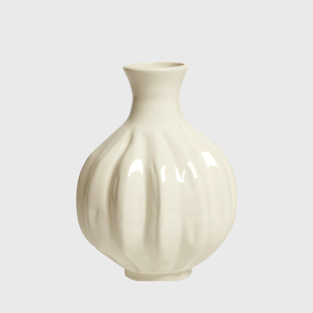 Cirrus Bud vase designed by Frances Palmer made in england at 1882 Ltd. white creamery stoneware #4