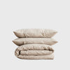 Cultiver Linen Duvet Set King Natural