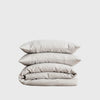Cultiver Linen Duvet Set King Smoke Grey