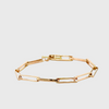 Sarah Macfadden Marybeth 14 kt gold chain link bracelet