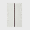 Charvet doudou tea towel white maroon