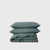 Cultiver duvet cover set bluestone