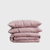 Cultiver linen duvet cover set dusk
