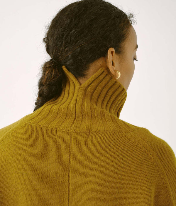SAYAKA DAVIS high collar sweater in bronz