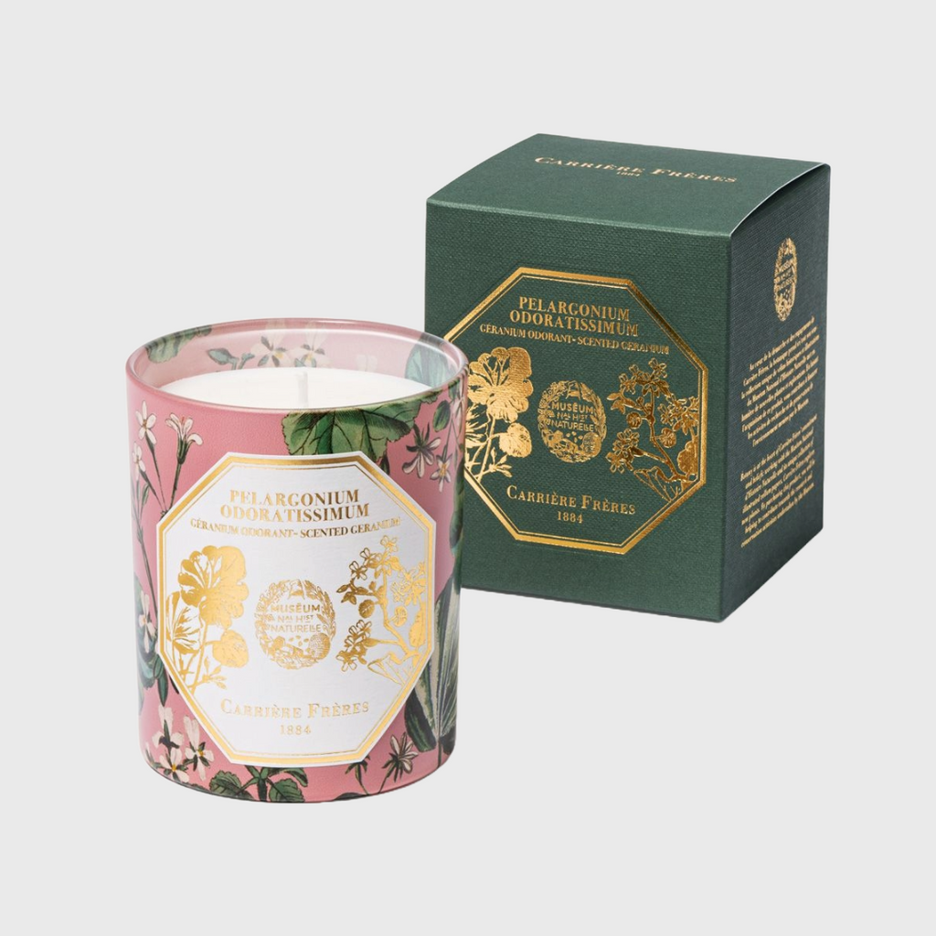 Carriere Freres Museum Collection Geranium scented candle