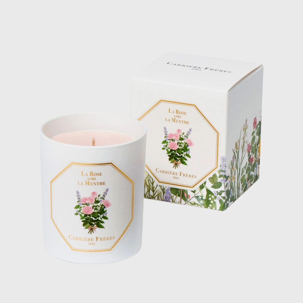Carriere Freres Rose Mint scented candle