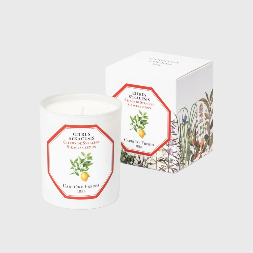 Sicracusa Lemon Scented candle carriere freres