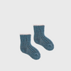 lisa b baby tipped rib wool cashmere socks  mineral