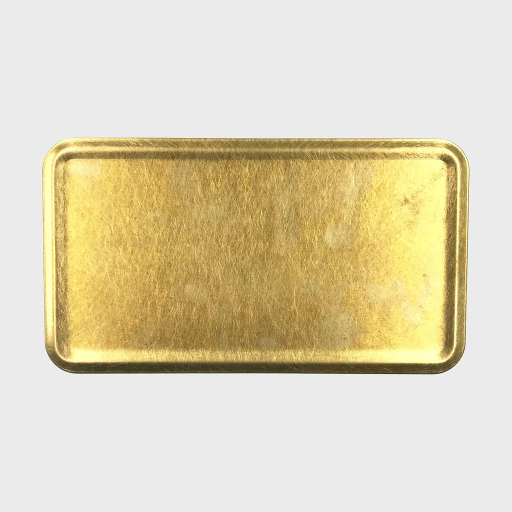 brass flat tray