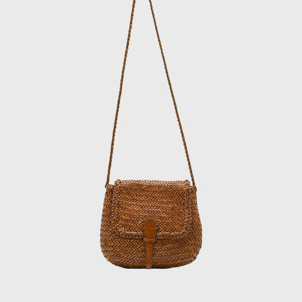 mini city tote dragon diffusion woven leather tan small essentials crossbody