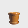 Bergs Potter Copenhagen large pot in amber yellow