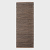 drift runner rug woven natural and black