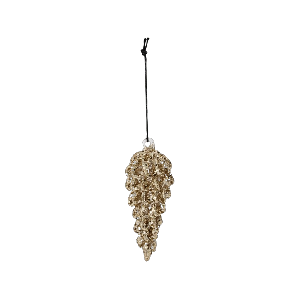 Ornament, Cone, Gold