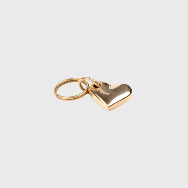 Carl Aubock Brass Heart Key Ring