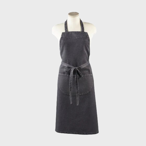 linen apron Harbour Apron gray gunmetal flax