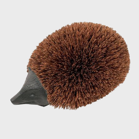 hedghog boot scrubber indoor decor natural fibers