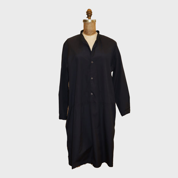 Henley Dress Pip Squeak Chapeau dress black made in Brooklyn