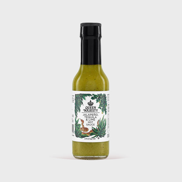 Queen Majesty Jalepeno tequila & lime hot sauce