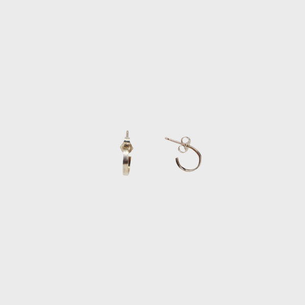 sarah macfadden josie c earrings gold handmade new york jewelry hoops