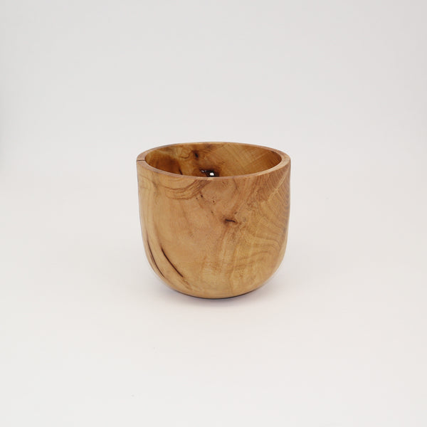 deep heavy bowl made from osage orange wood from west Virginia Peter blacksberg