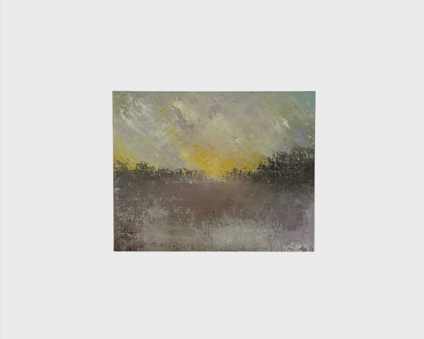 Vincent Brandi Misty Sun Rise Painting