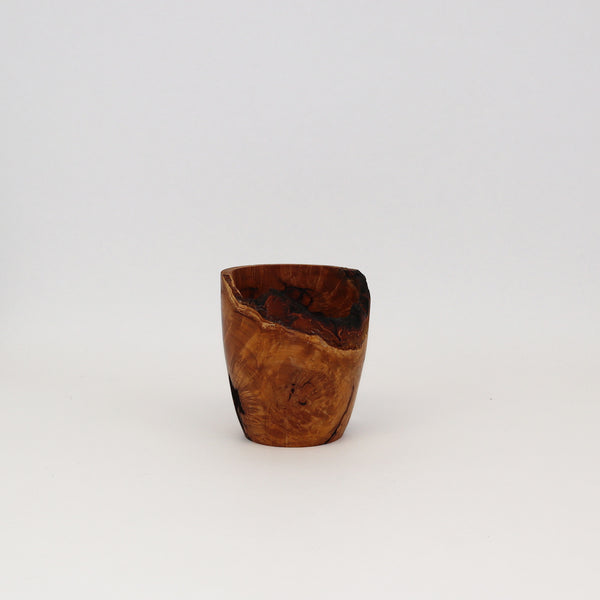 made from solid cherry wood, turned on lathe intention bowl is a decorative object designed by Peter Blacksberg